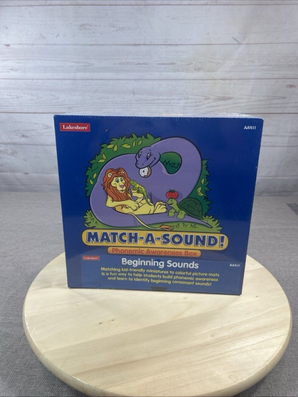 Lakeshore Match A Sound AA411 Beginning Sounds Miniatures Phonemic New Sealed